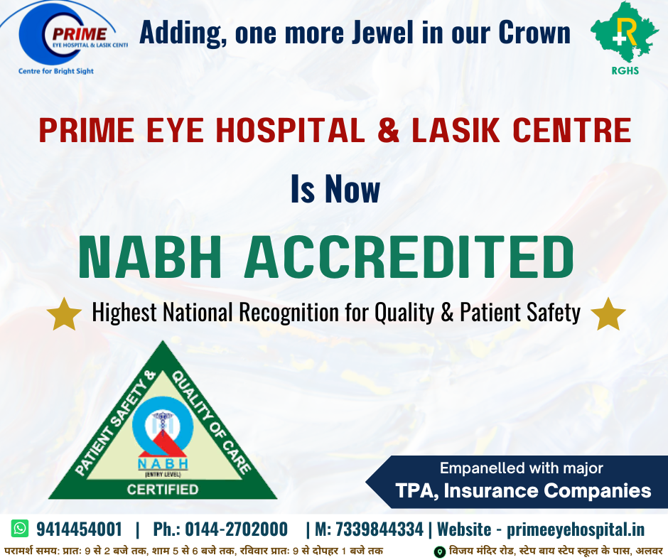 NABH Accredited Eye Hospital in Alwar